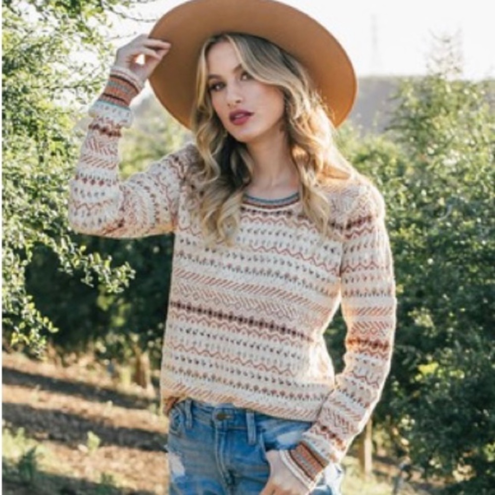 Multi Crochet Sweater